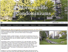 Tablet Screenshot of morningsidecondos.com